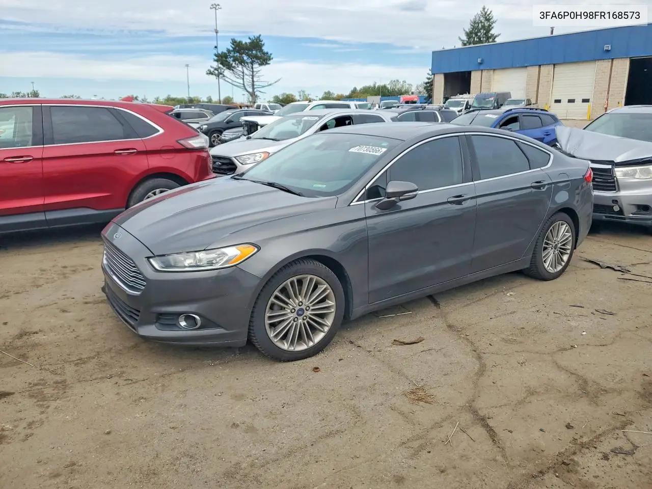 2015 Ford Fusion Se VIN 3FA6P0H98FR168573 фото 1