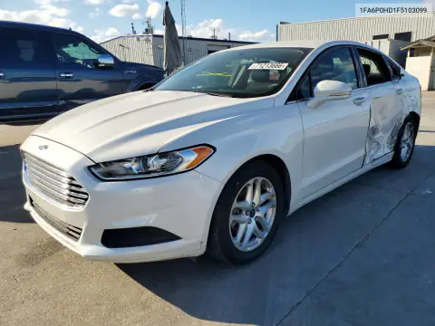 1FA6P0HD1F5103099 — 2015 Ford Fusion, Боковая часть, фото до ремонта