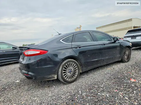 2015 Ford Fusion Titanium VIN 3FA6P0K90FR239354 фото 3