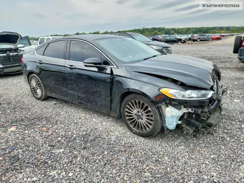 2015 Ford Fusion Titanium VIN 3FA6P0K90FR239354 фото 4