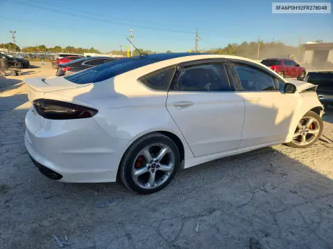 2015 Ford Fusion Se VIN 3FA6P0H92FR278048 фото 3