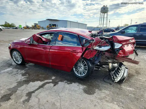 2015 Ford Fusion Se VIN 3FA6P0H95FR275645 фото 2