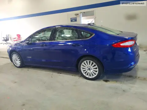2015 Ford Fusion Hybrid VIN 3FA6P0LU4FR296465 фото 2