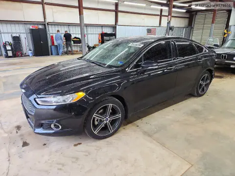 3FA6P0K91FR178516 — 2015 Ford Fusion, Задняя часть, фото до ремонта
