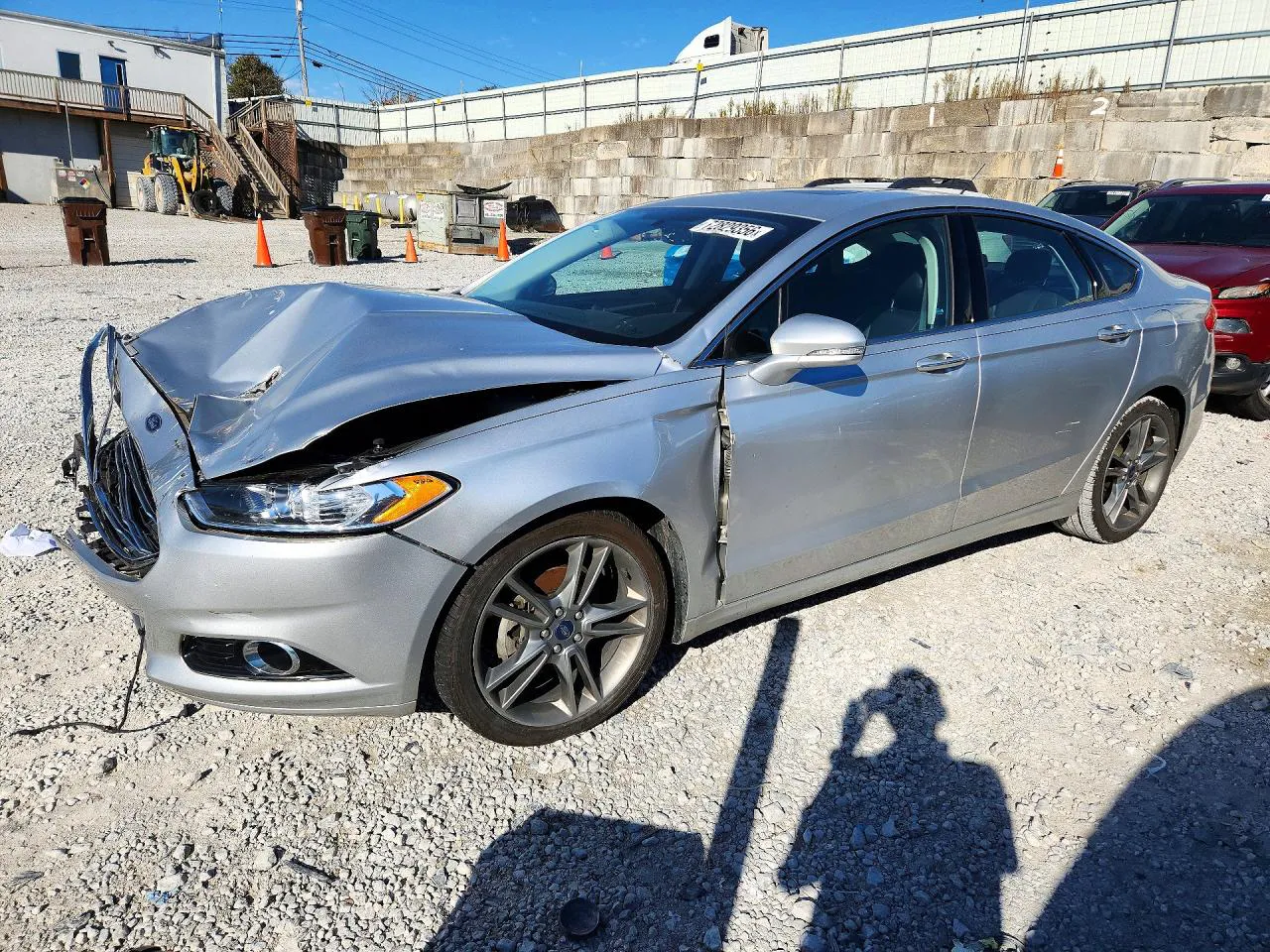 2015 Ford Fusion Titanium VIN 3FA6P0K95FR103866 фото 1