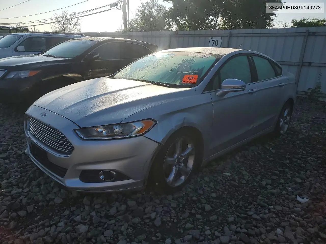 3FA6P0HD3GR149273 Ford Fusion 2016 — повреждение Повреждения со всех сторон, фото до ремонта