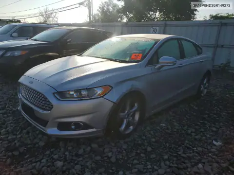 3FA6P0HD3GR149273 — 2016 Ford Fusion, Повреждения со всех сторон, фото до ремонта