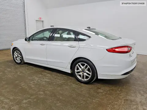2016 Ford Fusion Se VIN 3FA6P0H70GR139438 фото 2