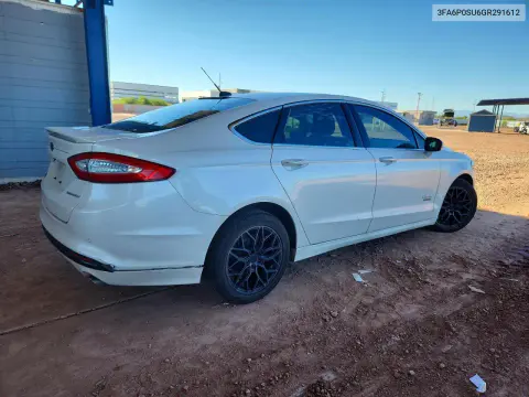 2016 Ford Fusion Titanium Phev VIN 3FA6P0SU6GR291612 фото 3