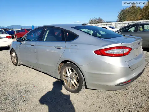2016 Ford Fusion Se VIN 3FA6P0H78GR207923 фото 2