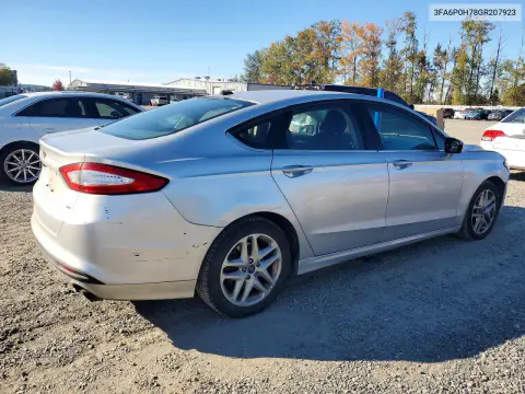 2016 Ford Fusion Se VIN 3FA6P0H78GR207923 фото 3