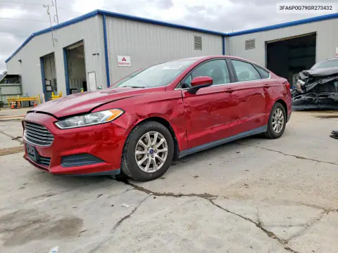3FA6P0G79GR273432 — 2016 Ford Fusion, Сторона, фото до ремонта