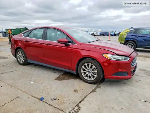 2016 Ford Fusion S VIN 3FA6P0G79GR273432 фото 4
