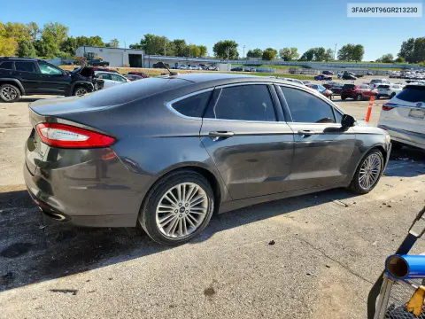2016 Ford Fusion Se VIN 3FA6P0T96GR213230 фото 3