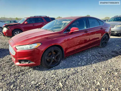 2016 Ford Fusion Se VIN 3FA6P0H77GR263870 фото 1