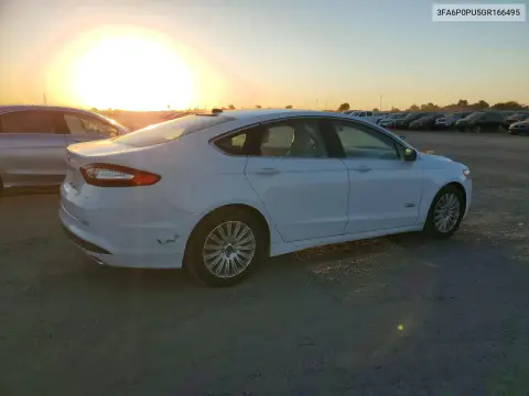 2016 Ford Fusion Se Phev VIN 3FA6P0PU5GR166495 фото 3