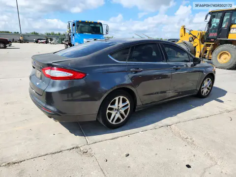 2016 Ford Fusion Se VIN 3FA6P0H74GR302172 фото 3