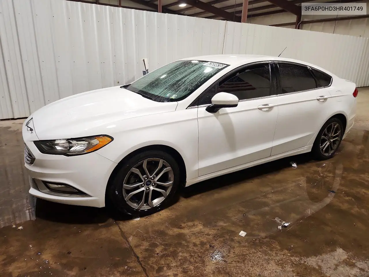 2017 Ford Fusion Se VIN 3FA6P0HD3HR401749 фото 1