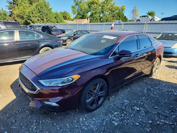 3FA6P0VP6HR346180 — 2017 Ford Fusion, Передняя часть (Front End), фото до ремонта