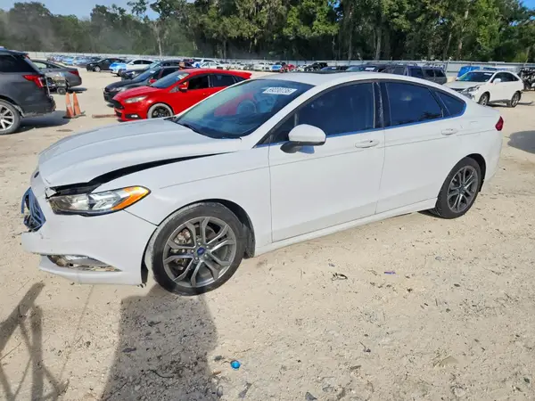 3FA6P0LU2HR393179 — 2017 Ford Fusion, Передняя часть (Front End), фото до ремонта