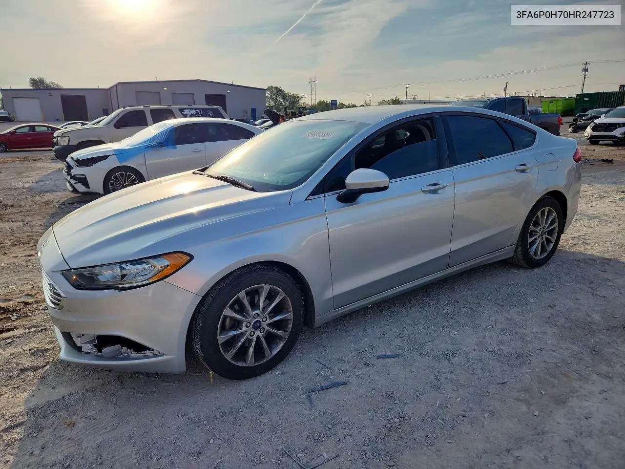 2017 Ford Fusion Se VIN 3FA6P0H70HR247723 фото 1