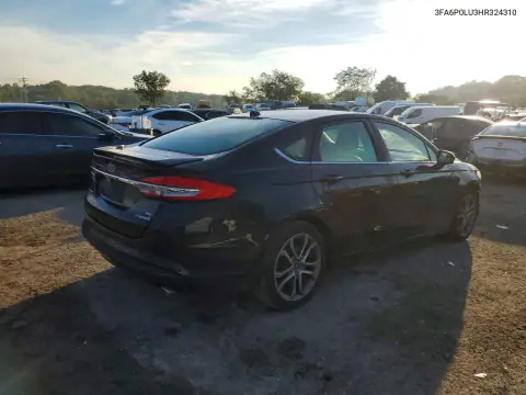 2017 Ford Fusion Se Hybrid VIN 3FA6P0LU3HR324310 фото 3
