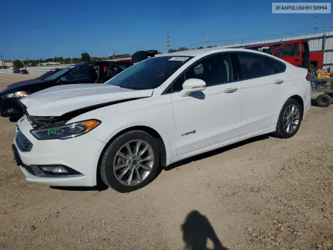 3FA6P0LU6HR158994 — 2017 Ford Fusion, Передняя часть, фото до ремонта