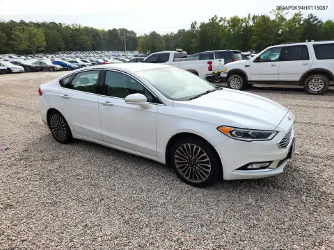 2017 Ford Fusion Titanium VIN 3FA6P0K94HR115087 фото 4
