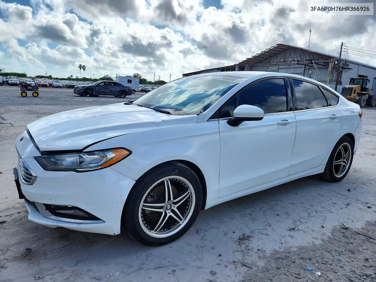 2017 Ford Fusion Se VIN 3FA6P0H76HR366926 фото 1