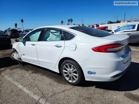 2017 Ford Fusion Se Phev VIN 3FA6P0PUXHR414001 фото 2