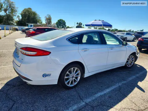 2017 Ford Fusion Se Phev VIN 3FA6P0PUXHR414001 фото 3