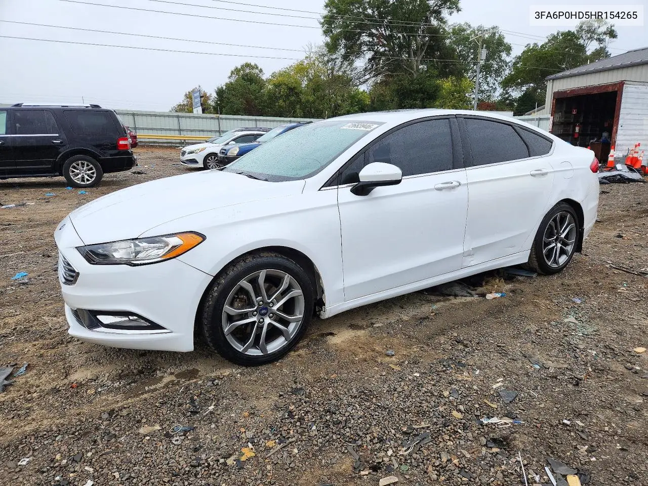 2017 Ford Fusion Se VIN 3FA6P0HD5HR154265 фото 1