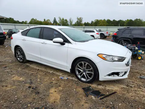2017 Ford Fusion Se VIN 3FA6P0HD5HR154265 фото 4