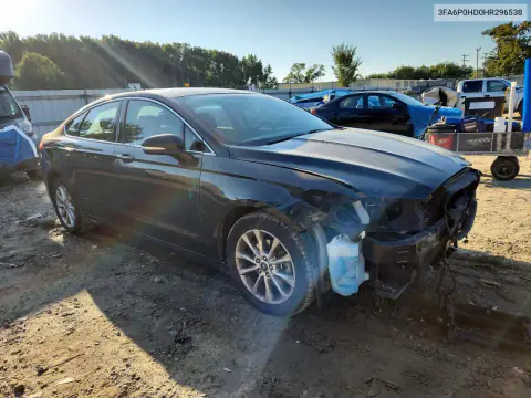 3FA6P0HD0HR296538 — 2017 Ford Fusion, фото 4 с аукциона Copart, Передняя часть