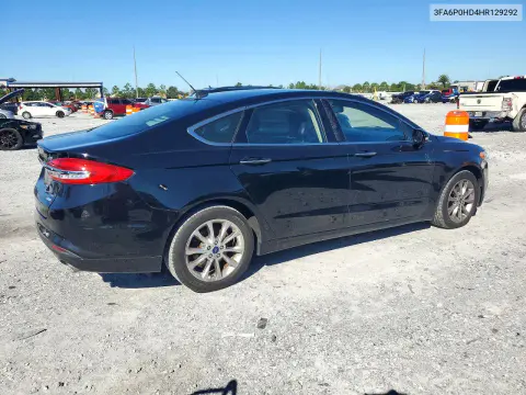 2017 Ford Fusion Se VIN 3FA6P0HD4HR129292 фото 3