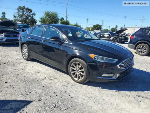 2017 Ford Fusion Se VIN 3FA6P0HD4HR129292 фото 4