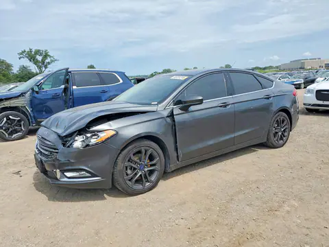 3FA6P0HD0JR130591 — 2018 Ford Fusion, Передняя часть (Front End), фото до ремонта