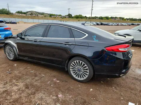 2018 Ford Fusion Titanium/Platinum VIN 3FA6P0D96JR205926 фото 2