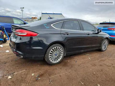 2018 Ford Fusion Titanium/Platinum VIN 3FA6P0D96JR205926 фото 3