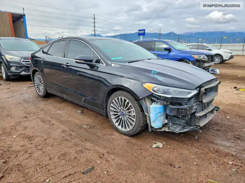 2018 Ford Fusion Titanium/Platinum VIN 3FA6P0D96JR205926 фото 4