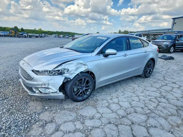 3FA6P0HD4JR200738 — 2018 Ford Fusion, Передняя часть (Front End), фото до ремонта