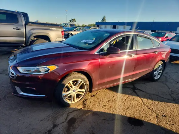 3FA6P0HD1JR211082 — 2018 Ford Fusion, Передняя часть (Front End), фото до ремонта
