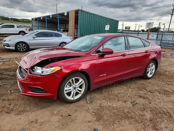 3FA6P0LU3JR173653 — 2018 Ford Fusion, Передняя часть (Front End), фото до ремонта