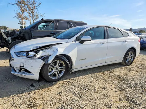 3FA6P0UU9JR241307 — 2018 Ford Fusion, Передняя часть (Front End), фото до ремонта