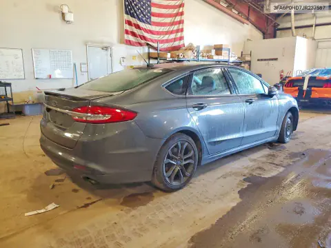 2018 Ford Fusion Se VIN 3FA6P0HD7JR237587 фото 3
