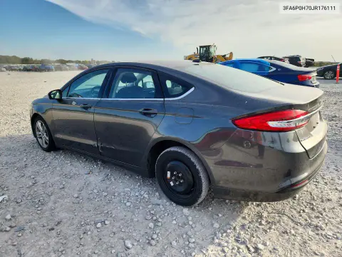 2018 Ford Fusion Se VIN 3FA6P0H70JR176111 фото 2