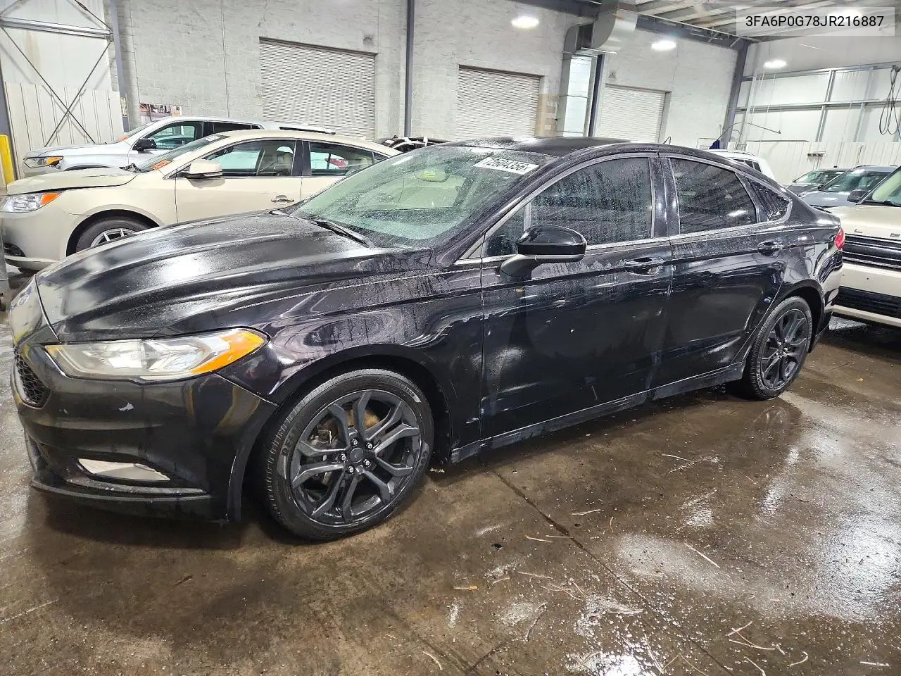 3FA6P0G78JR216887 Ford Fusion 2018 — повреждение Боковая часть, фото до ремонта