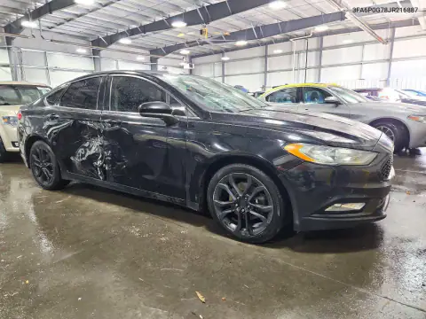 3FA6P0G78JR216887 — 2018 Ford Fusion, фото 4 с аукциона Copart, Боковая часть