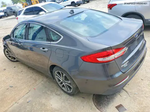 3FA6P0CD1KR233401 — 2019 Ford Fusion, фото 2 с аукциона Copart 15.10.2026, Ходовая часть