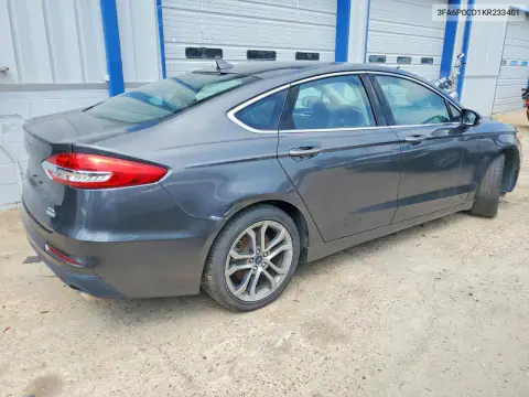 3FA6P0CD1KR233401 — 2019 Ford Fusion, фото 3 с аукциона Copart 15.10.2026, Ходовая часть